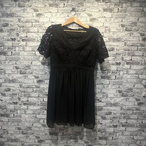 EUC Lulu's Black Midi Dress Size XL